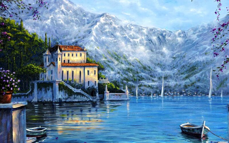 Villa on Lake Shore