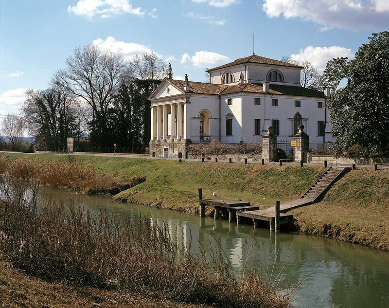 Villa with river and dock
