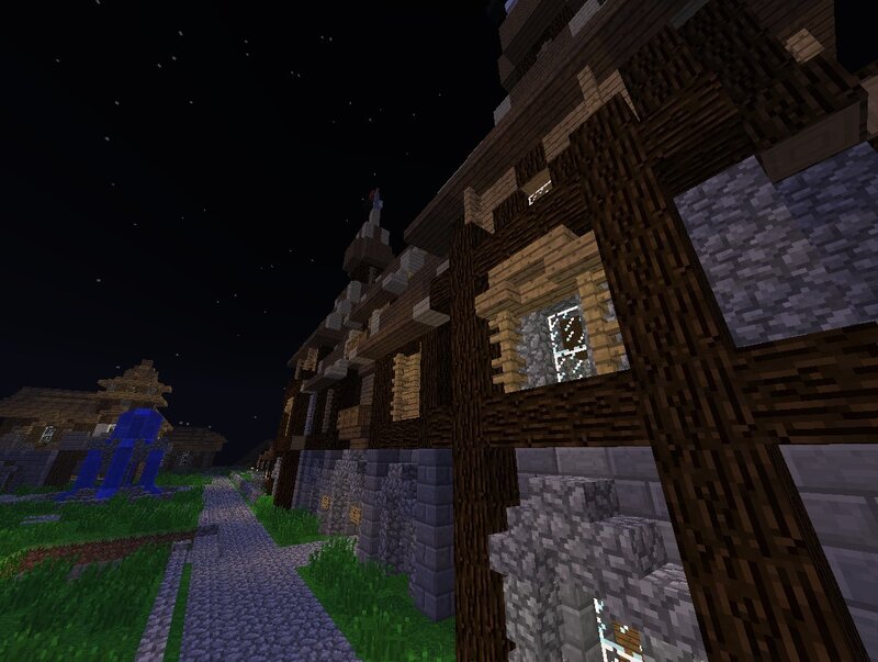 Village at Night — Brown