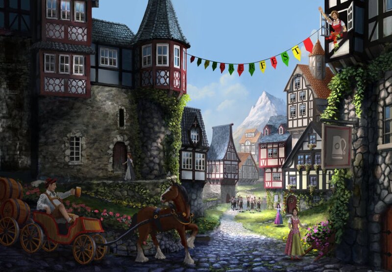 Village at Oktoberfest