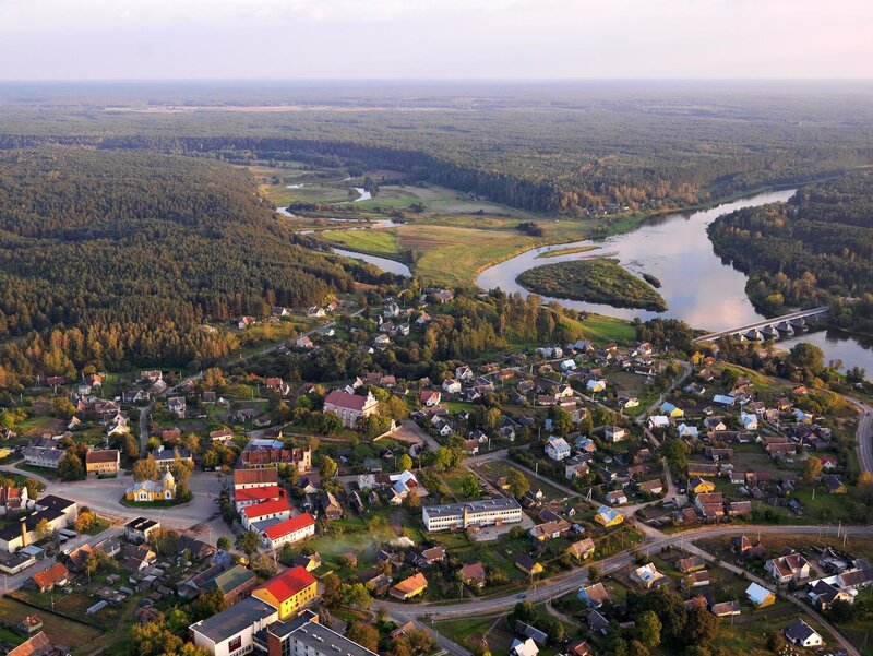 Village by River Bend — Green