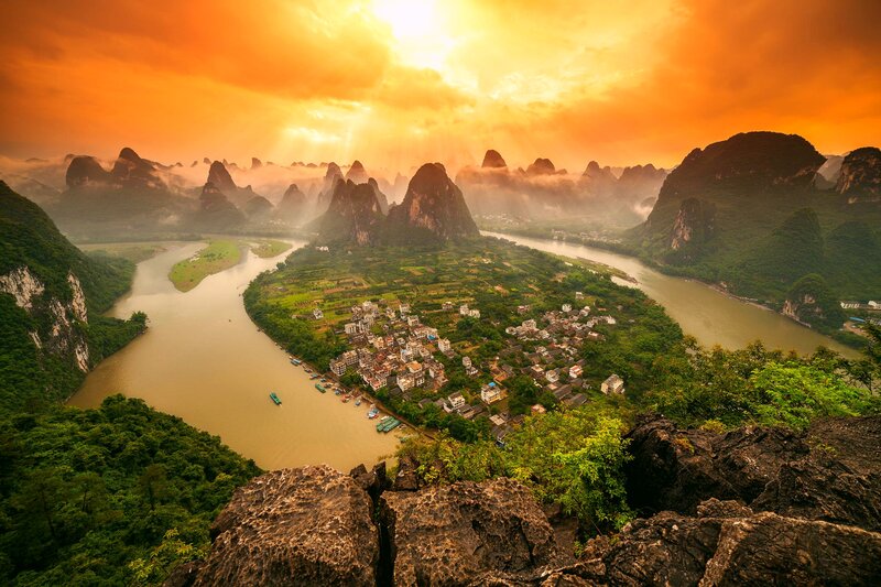 Village by River Bend