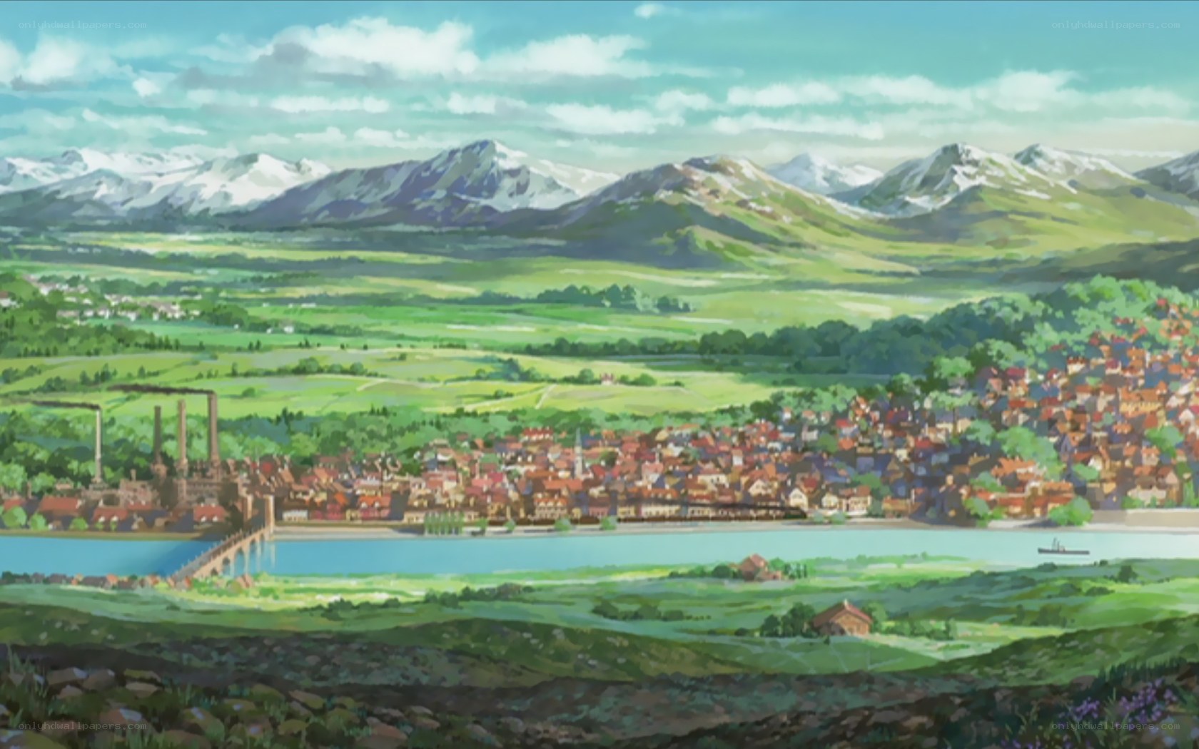 village by the river