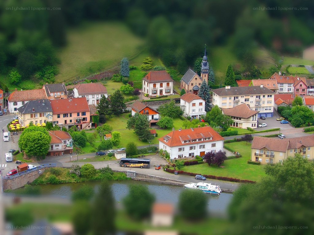 village by the river