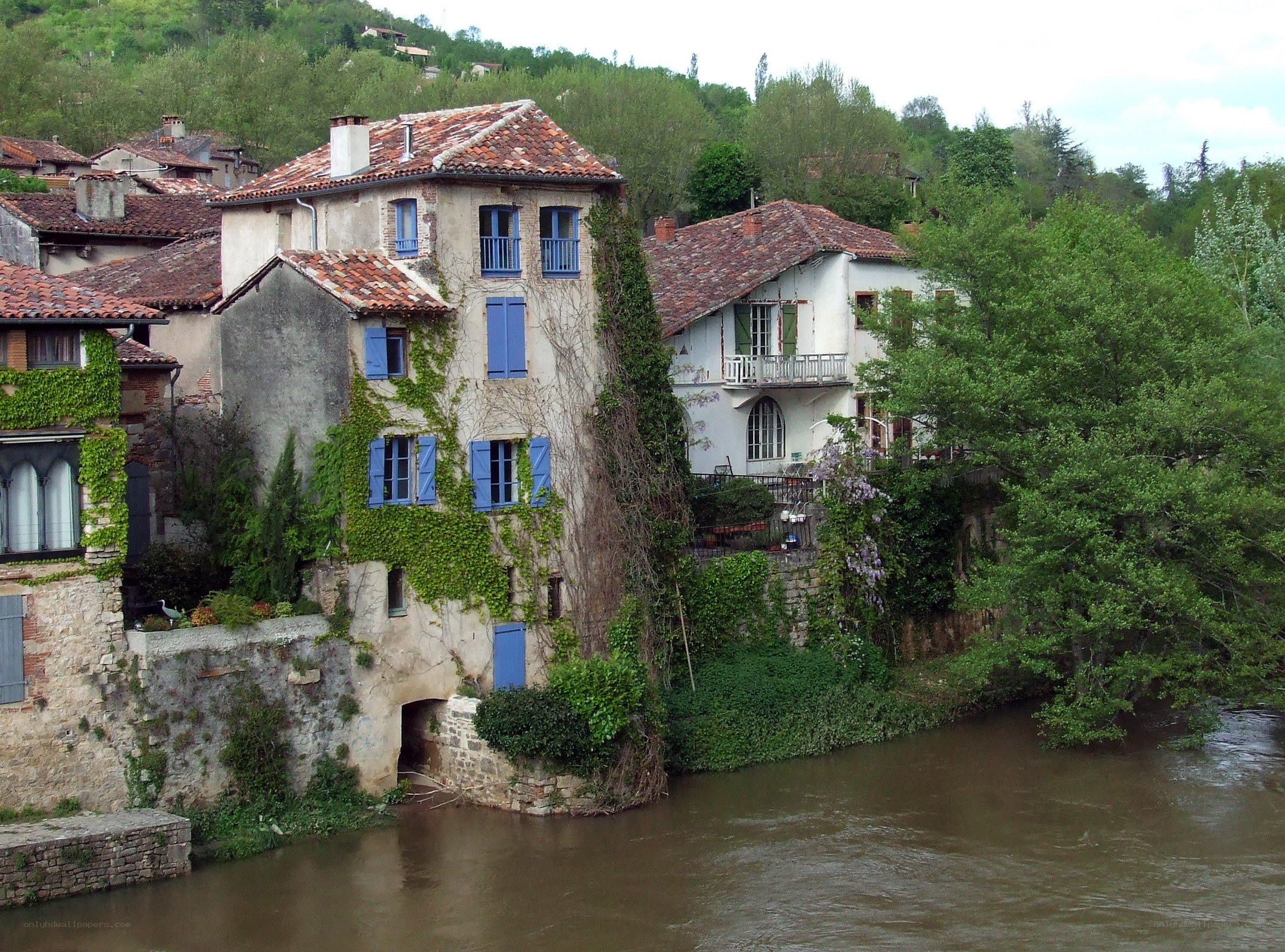 village by the river