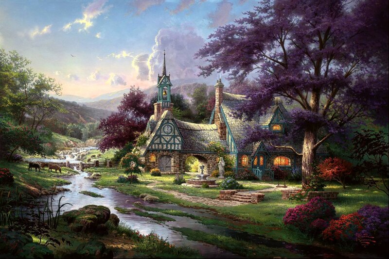 Village by the river