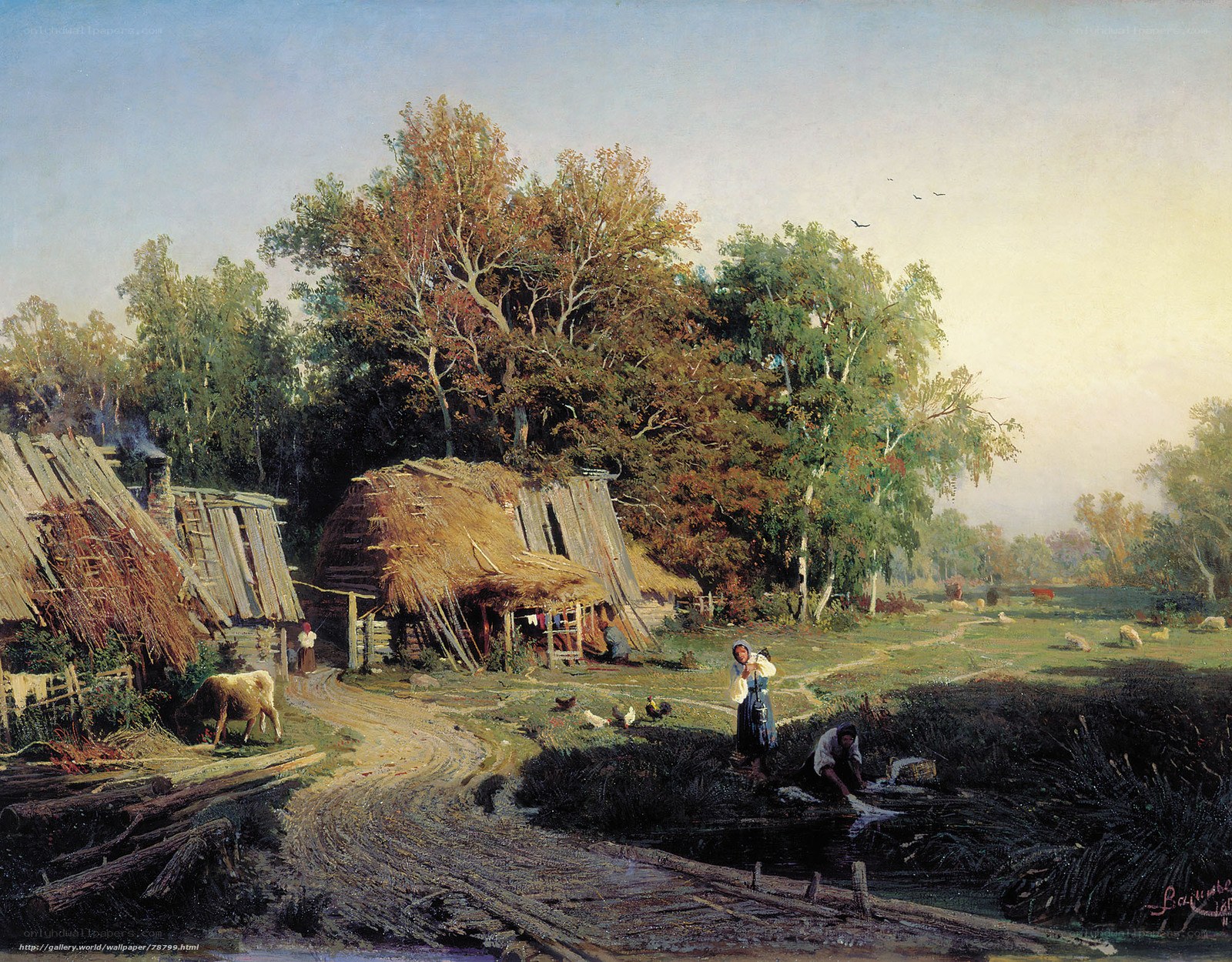 Village by the River