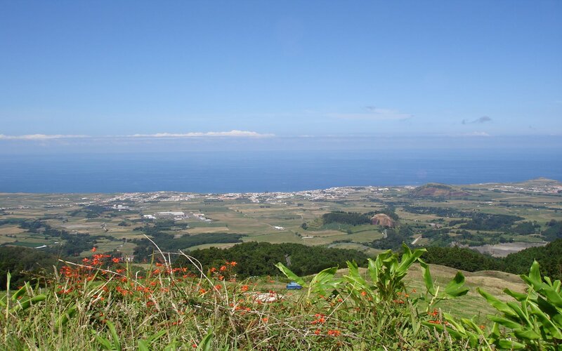Village by the Sea — Blue, Serene