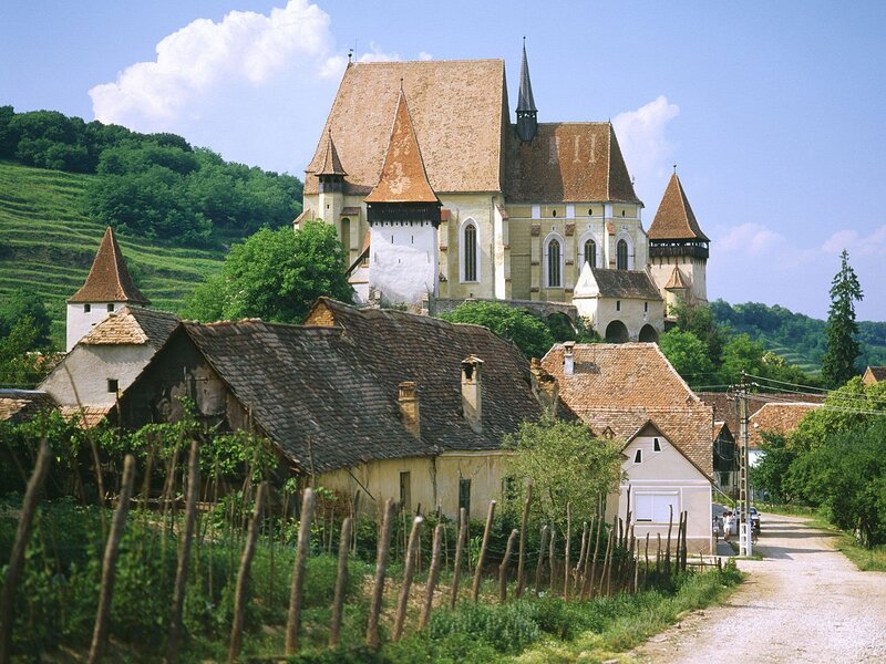 Village church in Romania