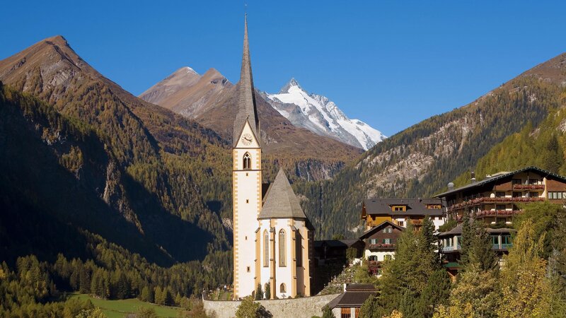 Village church in the Alps