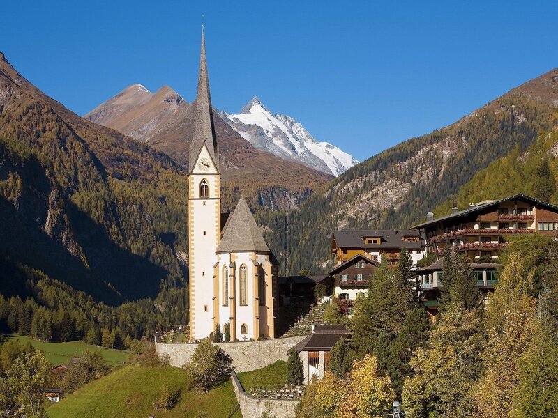 Village church in the Alps