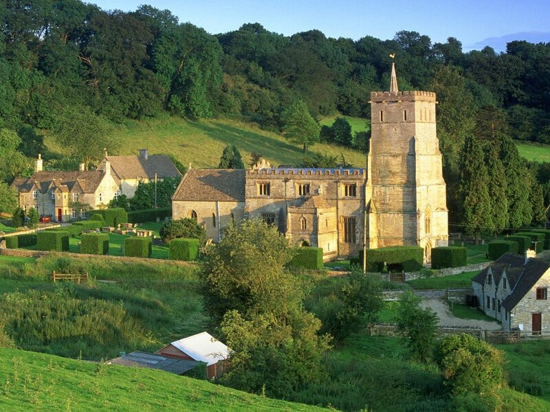 Village Church with Tower