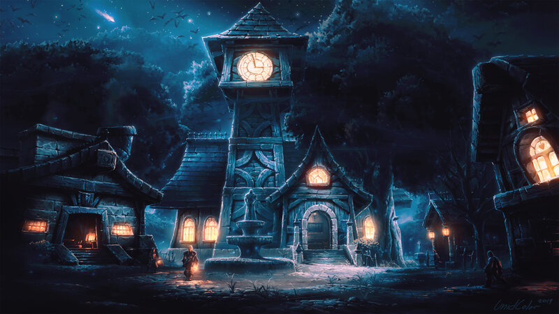 Village Clock Tower