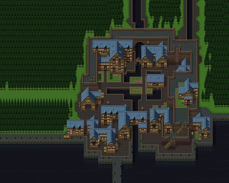 village from a classic rpg