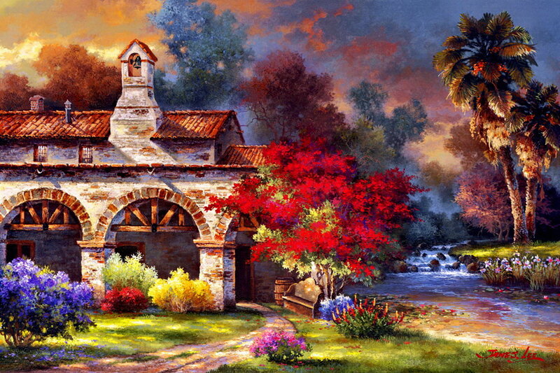 Village House by River
