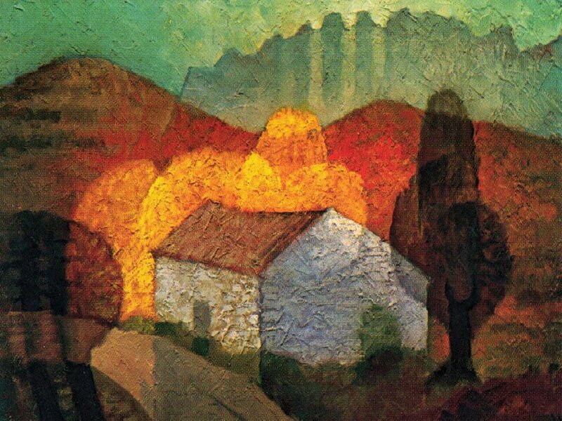 Village House in Mountains