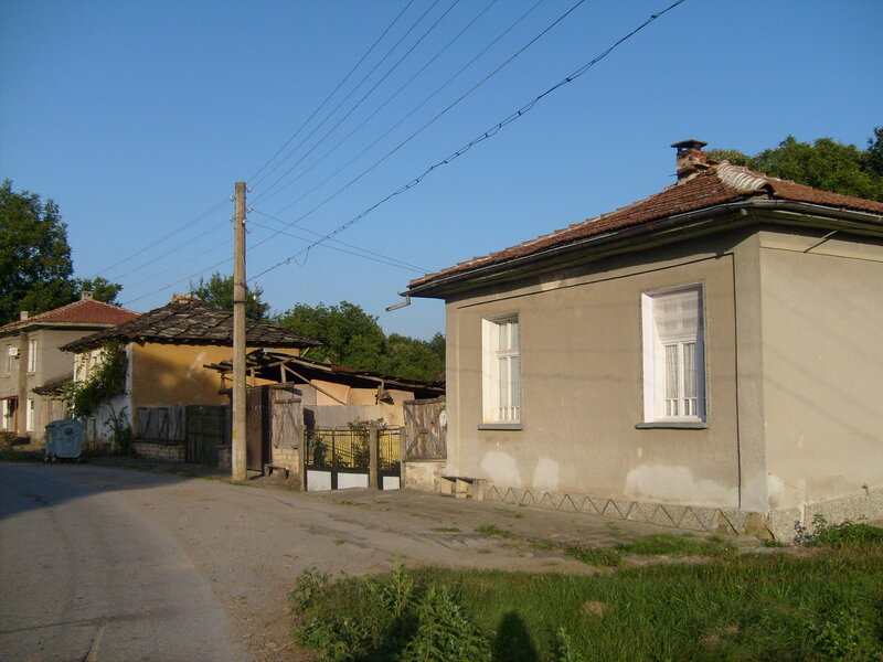 Village Houses and Road