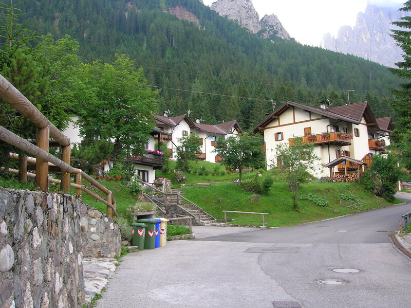 Village Houses in Mountains