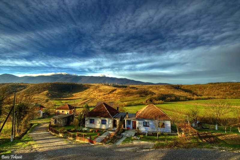 Village Houses in Valley
