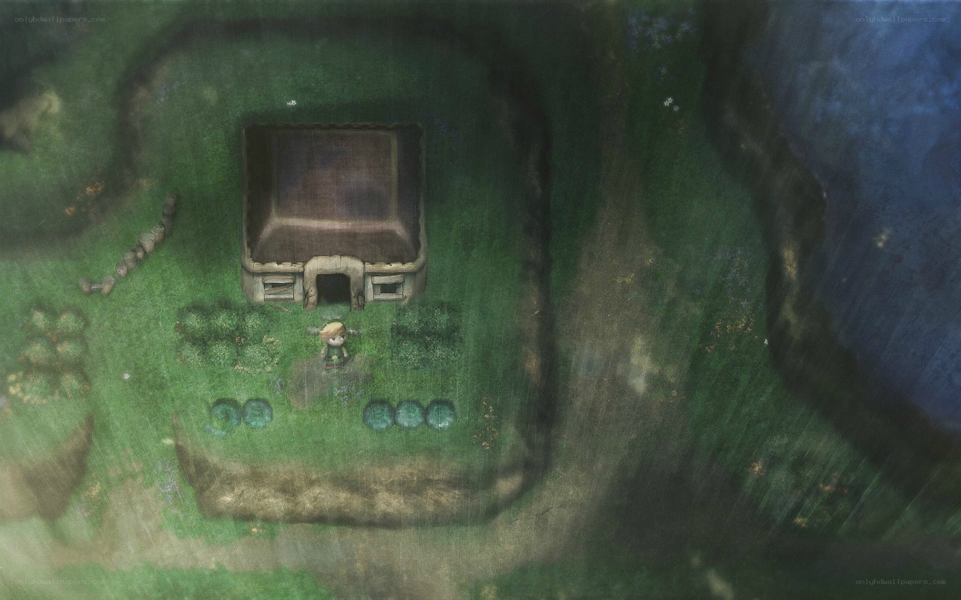 village in a cave