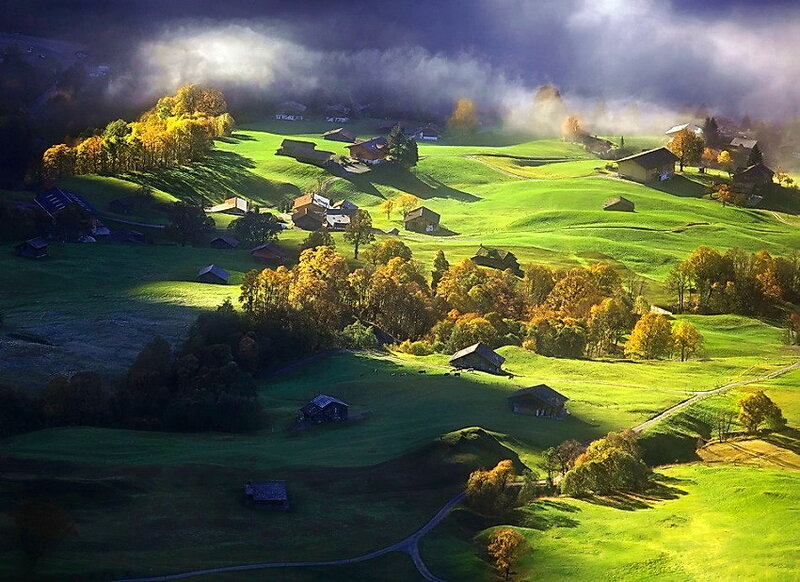 Village in Autumn Hills