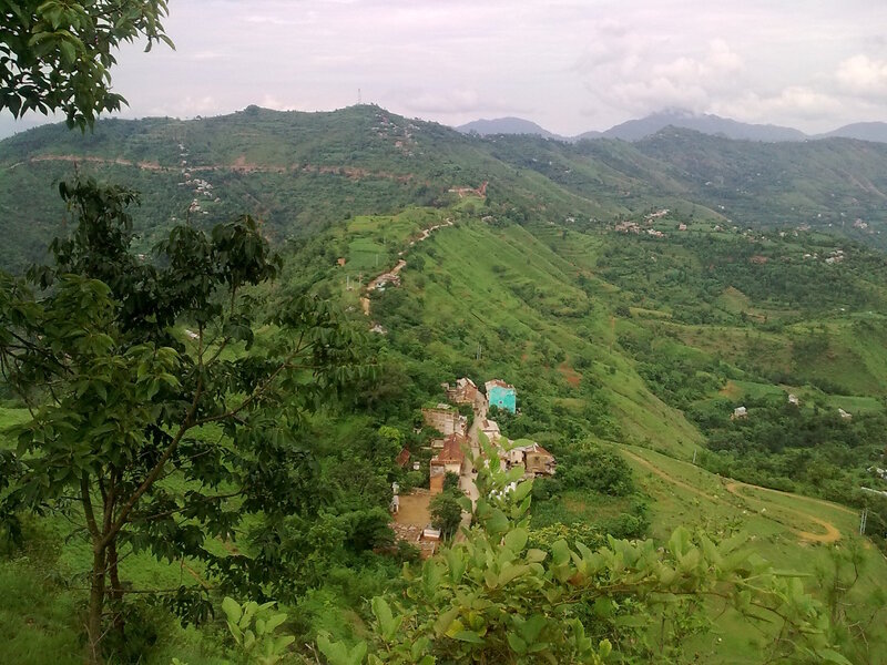 Village in Green Hills — Serene