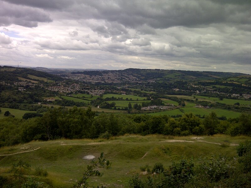 Village in Green Valley — Overcast