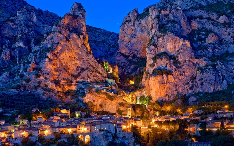 Village in Mountain Canyon