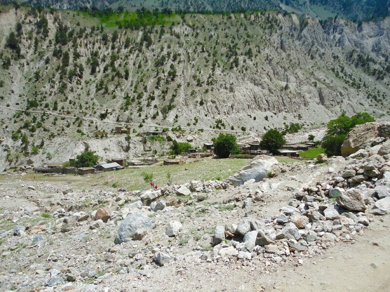 village in mountain valley