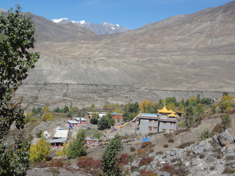 Village in Mountain Valley — Brown