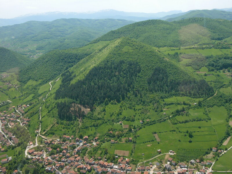 Village in Mountain Valley — Green, Serene, Afternoon, Photograph