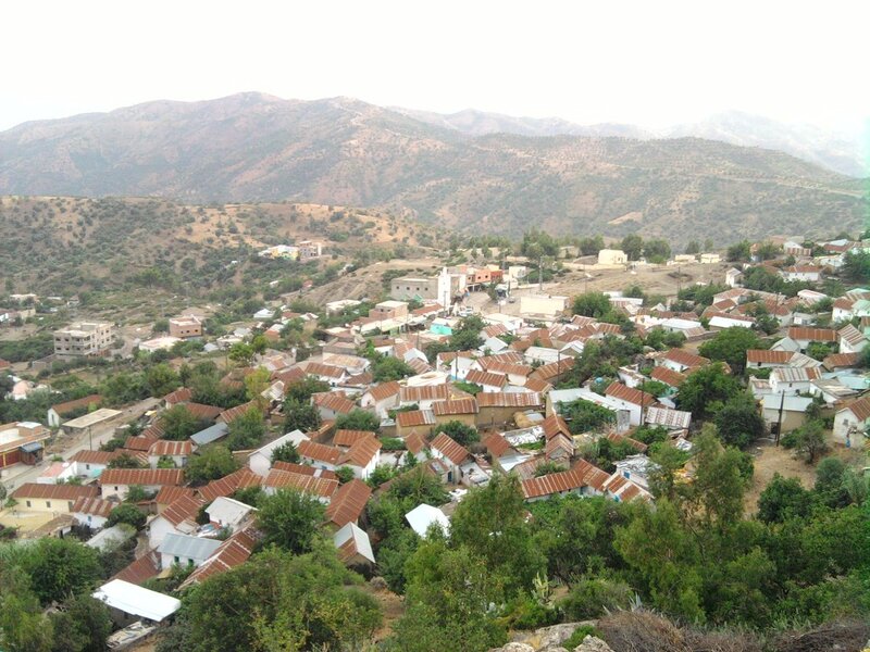 village in mountainous region