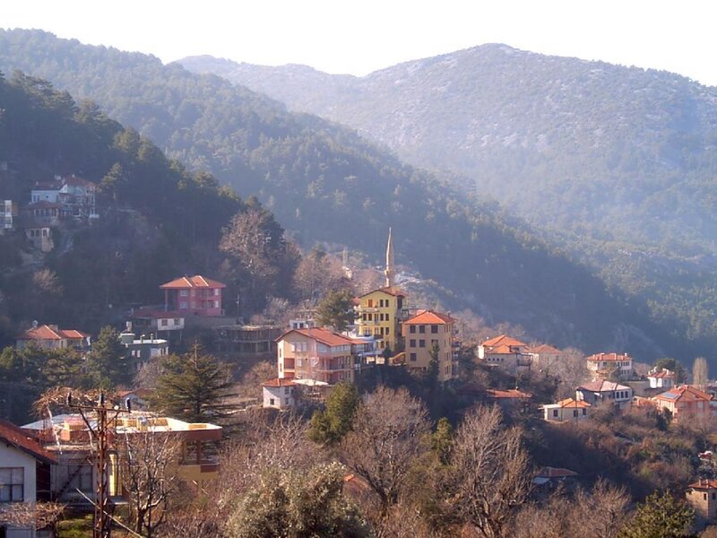 village in mountainous region