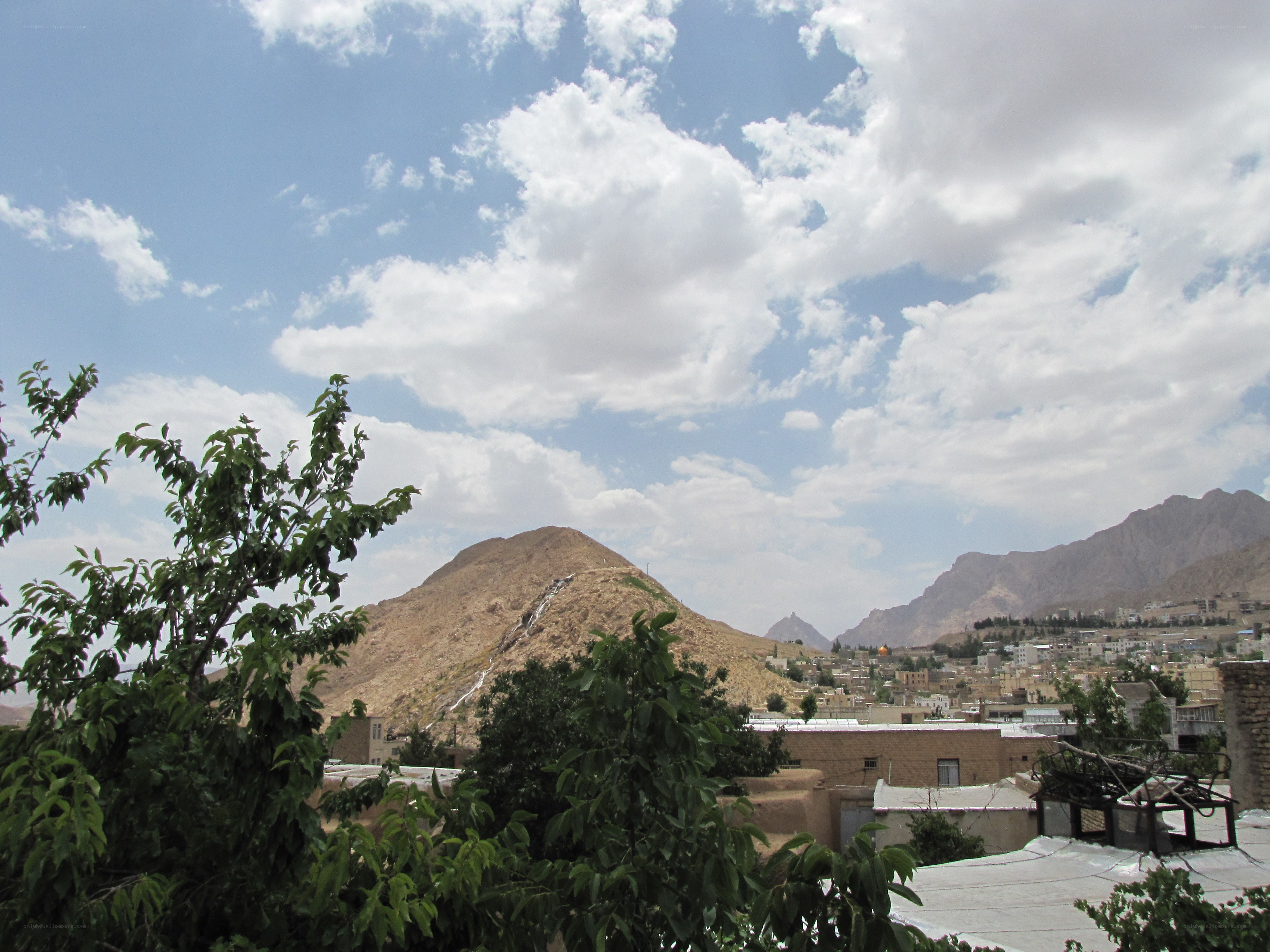 village in mountainous region
