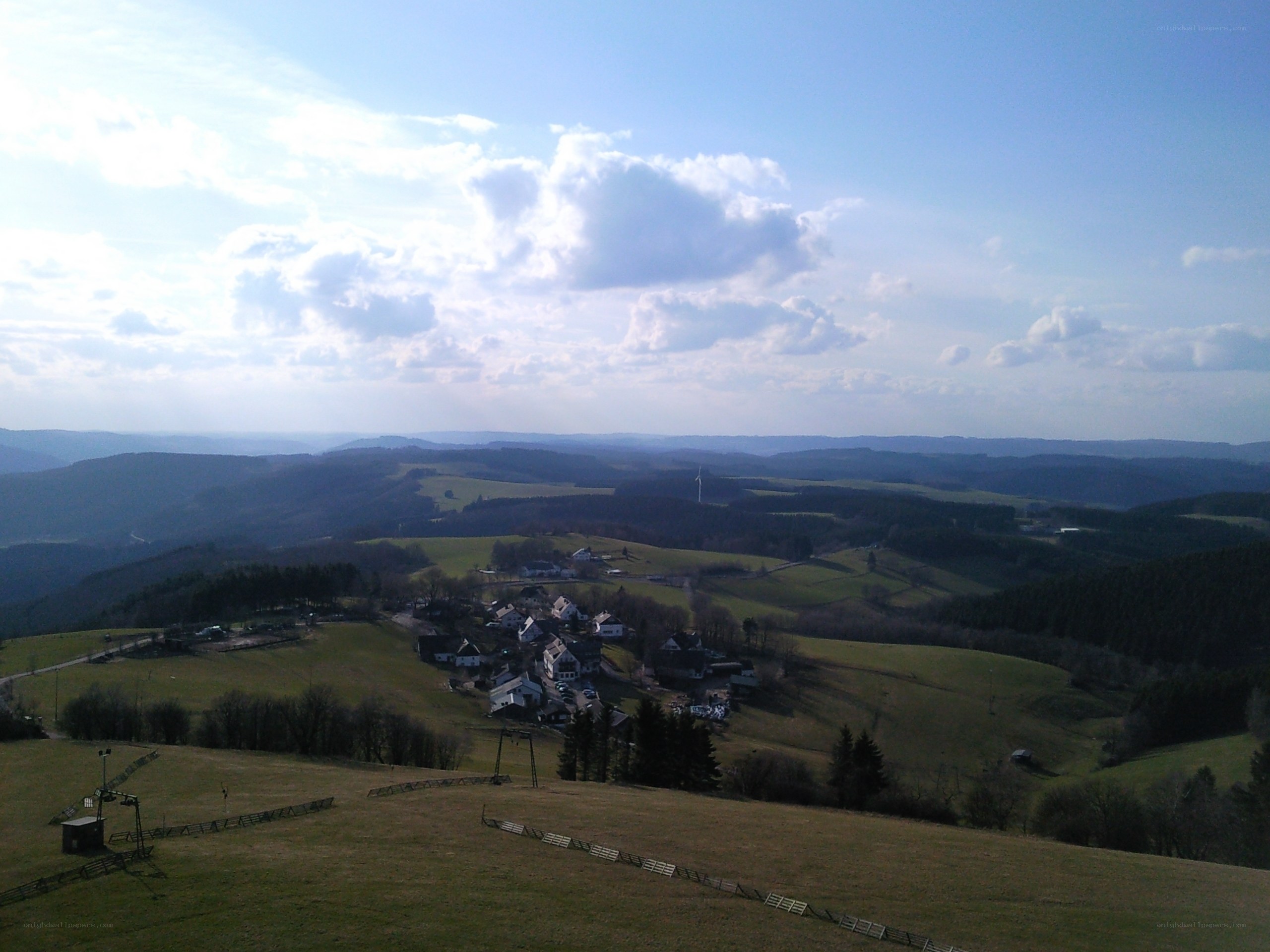 village in rolling hills