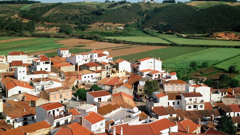 village in rural portugal