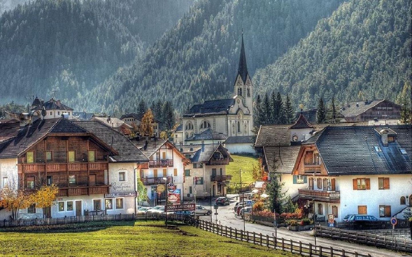 village in the alps