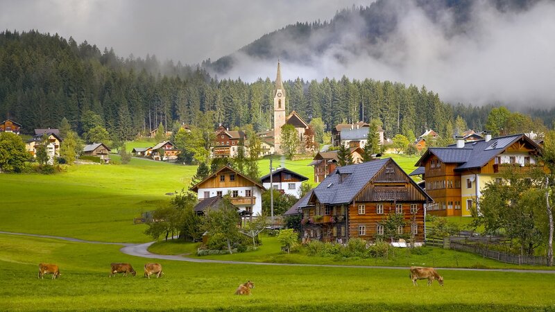 Village in the Alps