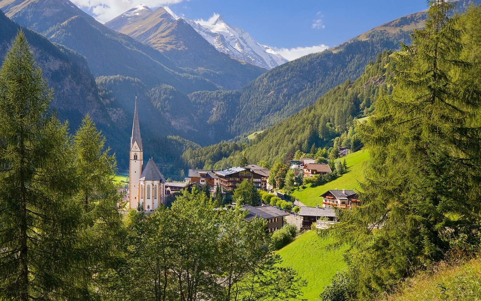 Village in the Alps
