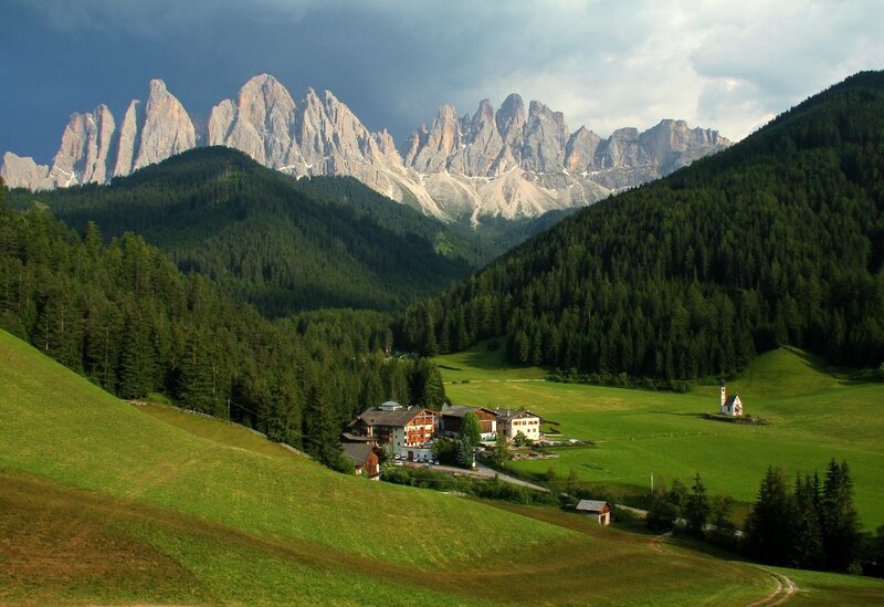 Village in the Dolomites