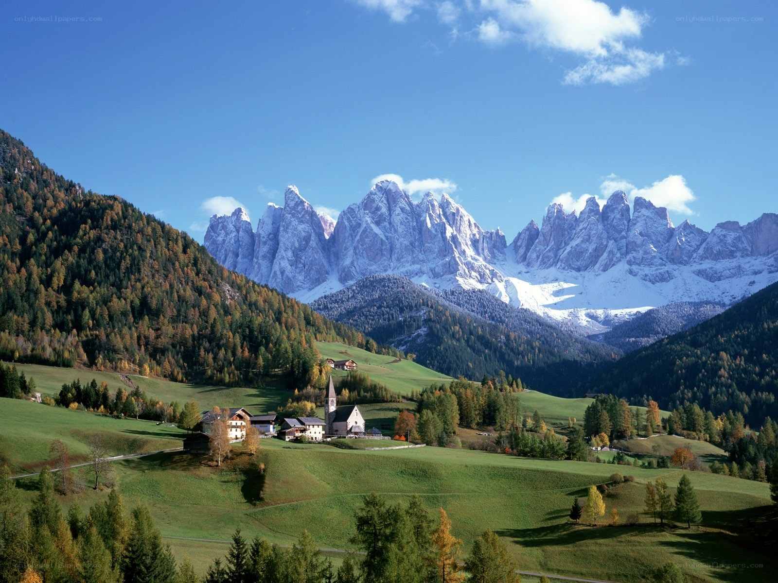 Village in the Dolomites