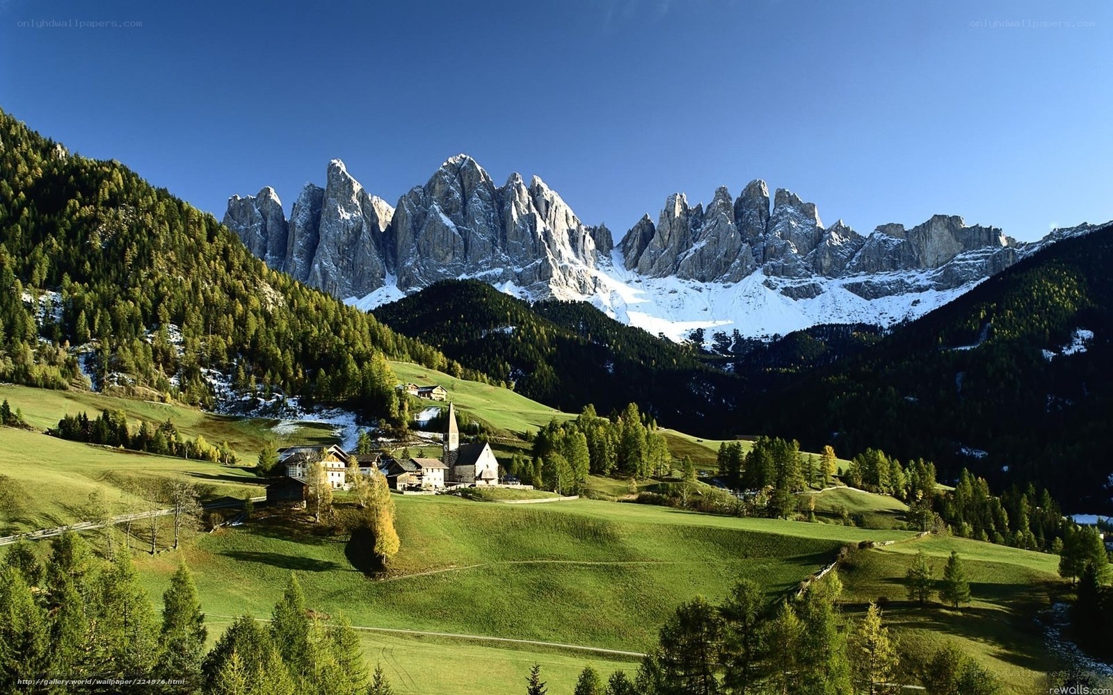 Village in the Dolomites