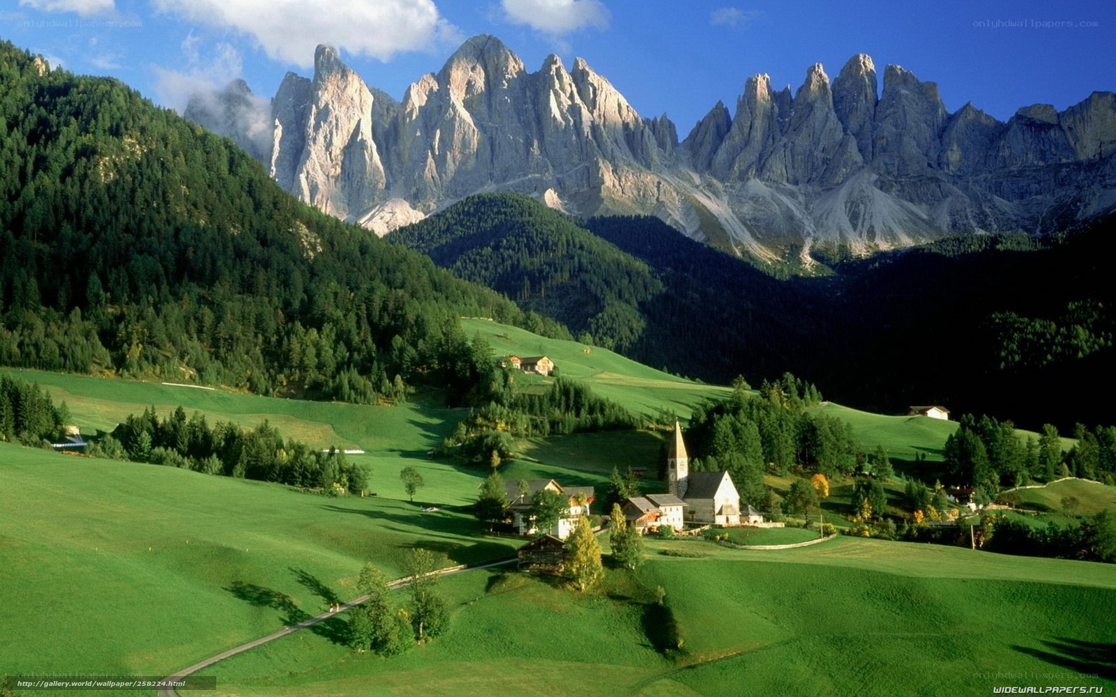 Village in the Dolomites