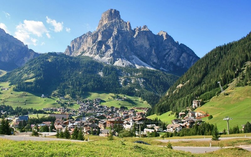 Village in the Dolomites