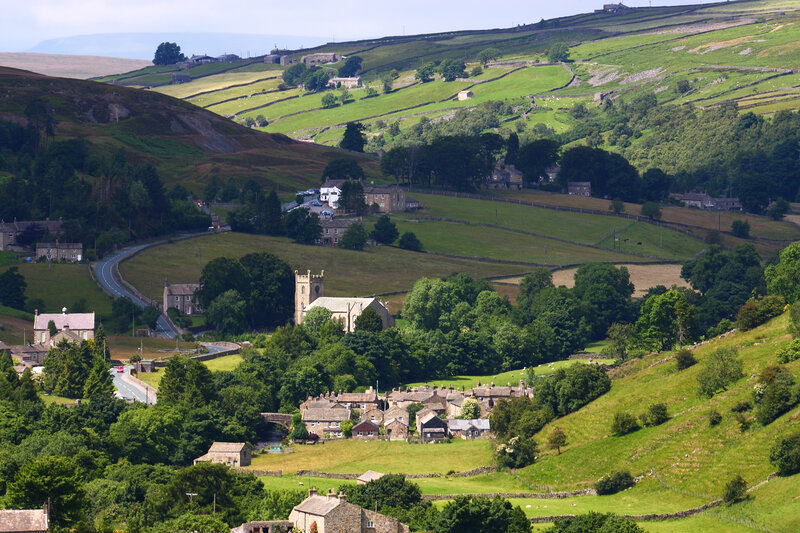 village in the english countryside
