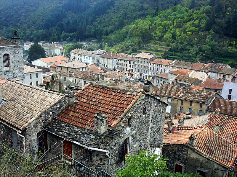 village in the french mountains