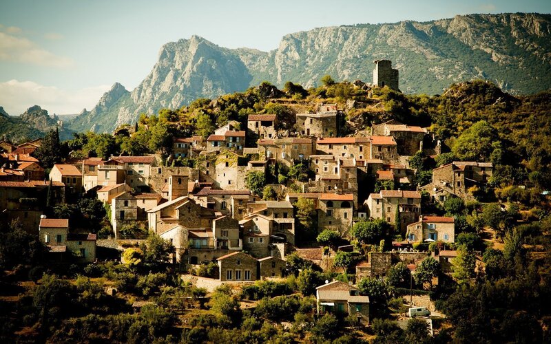Village in the French mountains