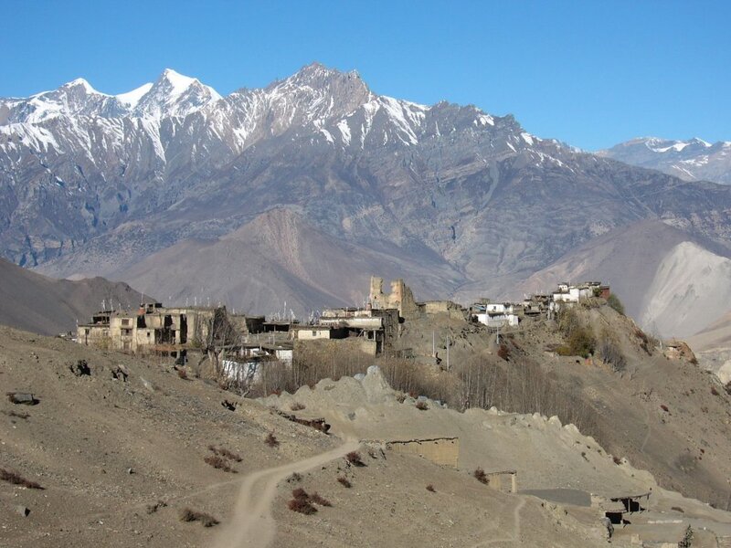 village in the himalayas