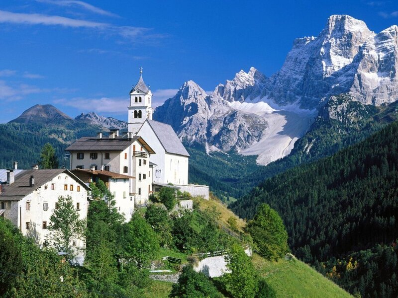 Village in the Italian Alps