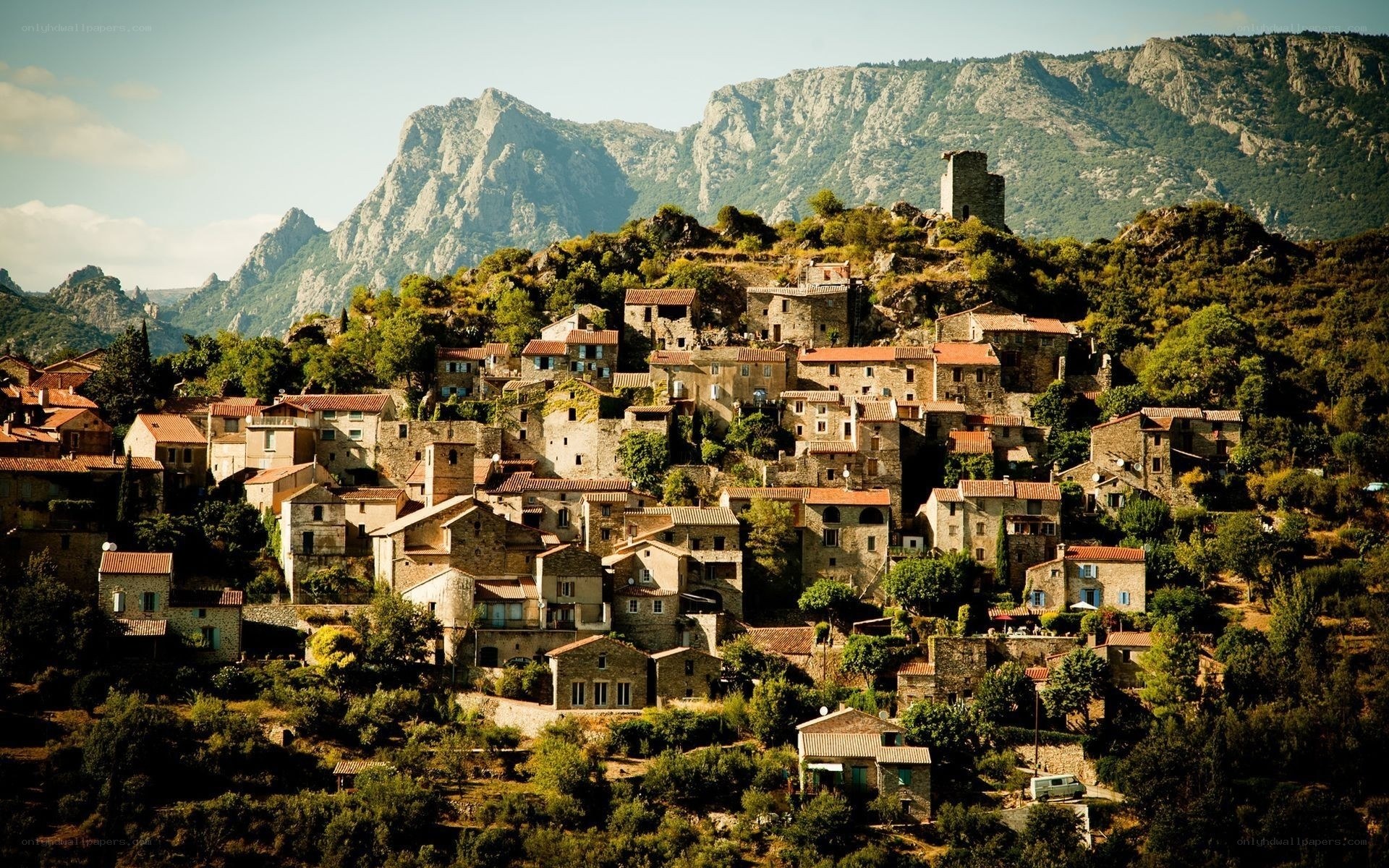 village in the mountains